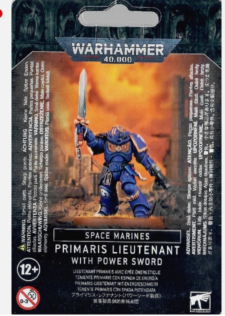 Space Marines Primaris Lieutenant with Power Sword