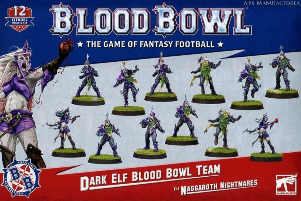 Blood Bowl Dark Elf Team: Naggaroth Nightmares
