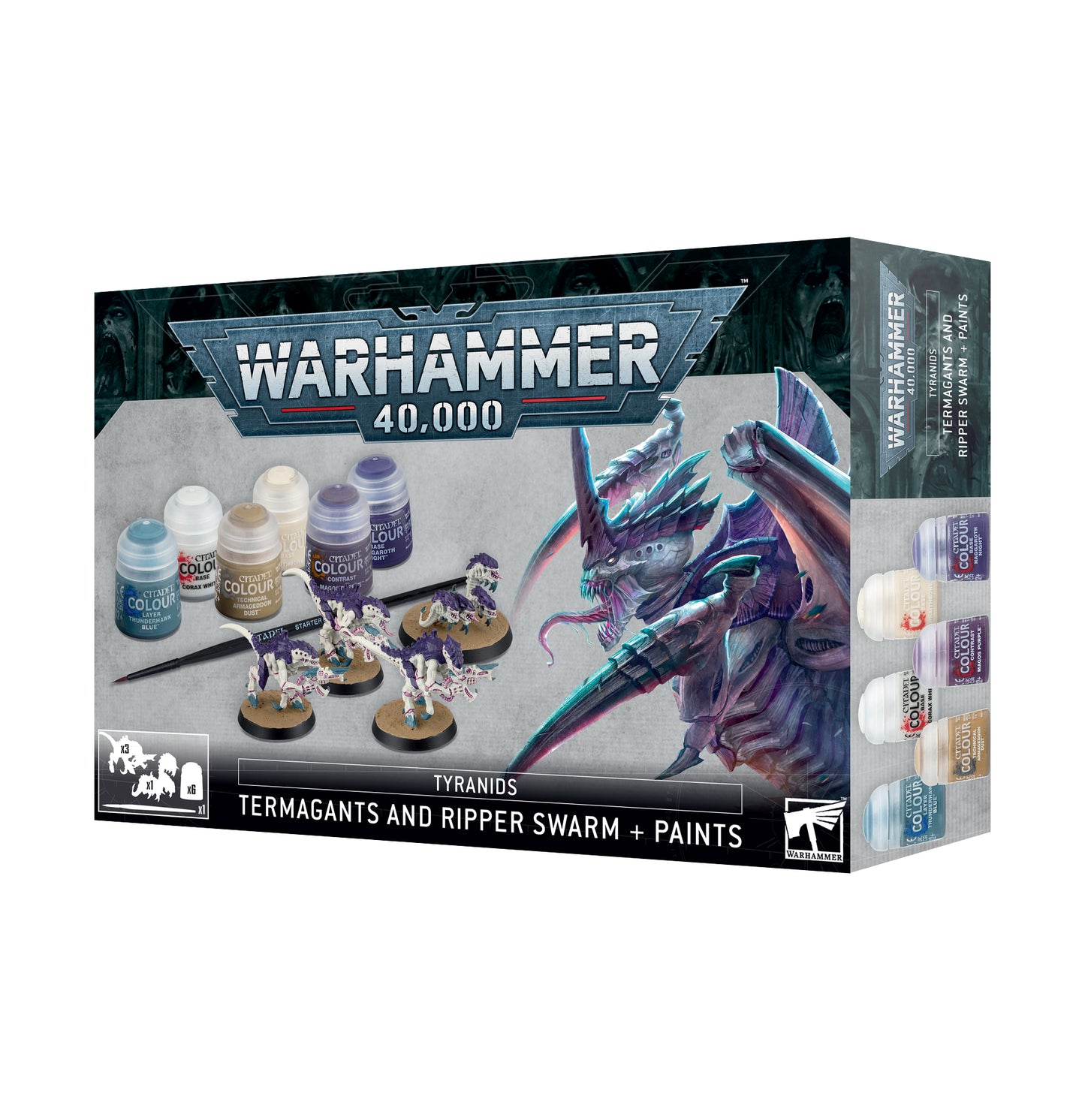 Tyranids Termigants & Ripper Swarm+Paint Set