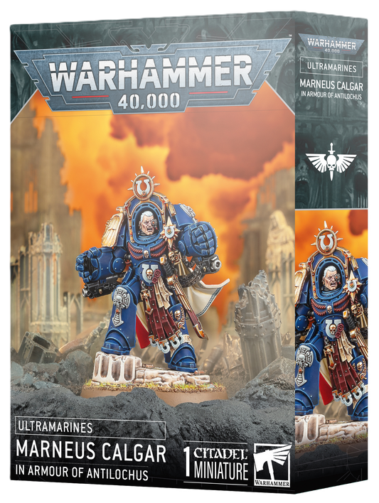 Ultramarines Marneus Calgar in Armour of Antilochus Pre-Order Ships 11/8