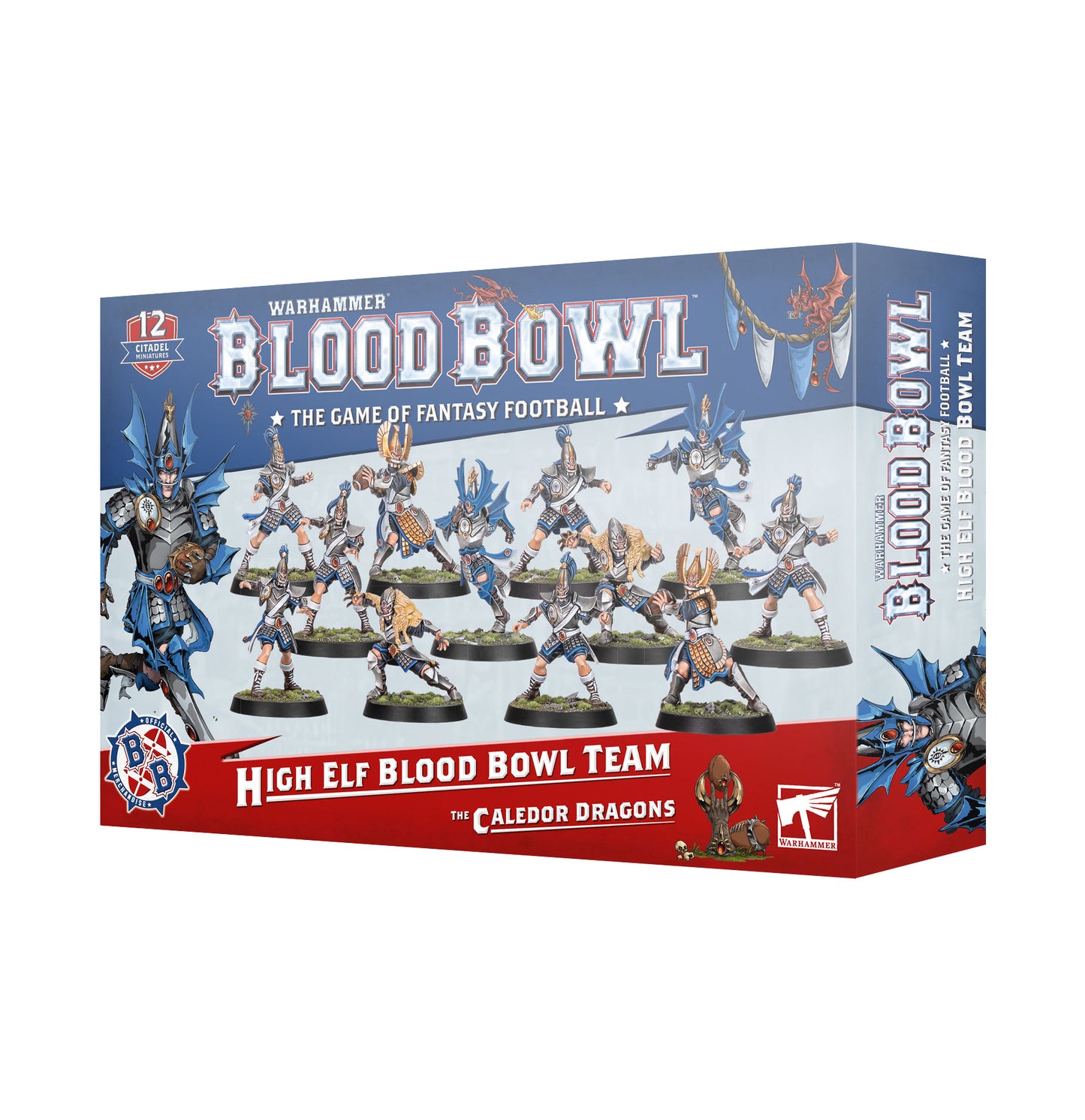 Blood Bowl High Elves Team The Caledor Dragons