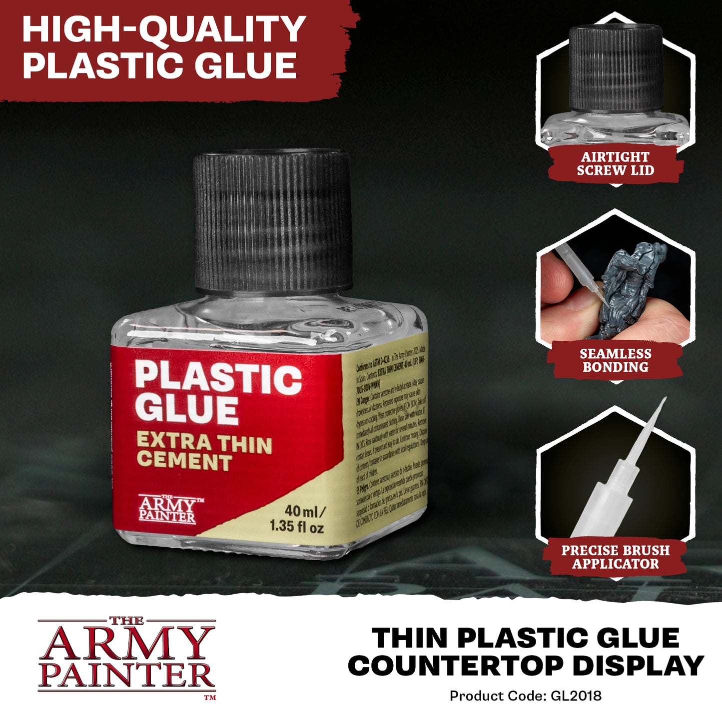 Army Painter Plastic Glue Extra Thin Cement 40ml