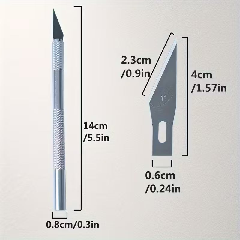 Hobby Knife + 5 Blades