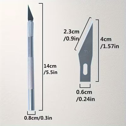 Hobby Knife + 5 Blades