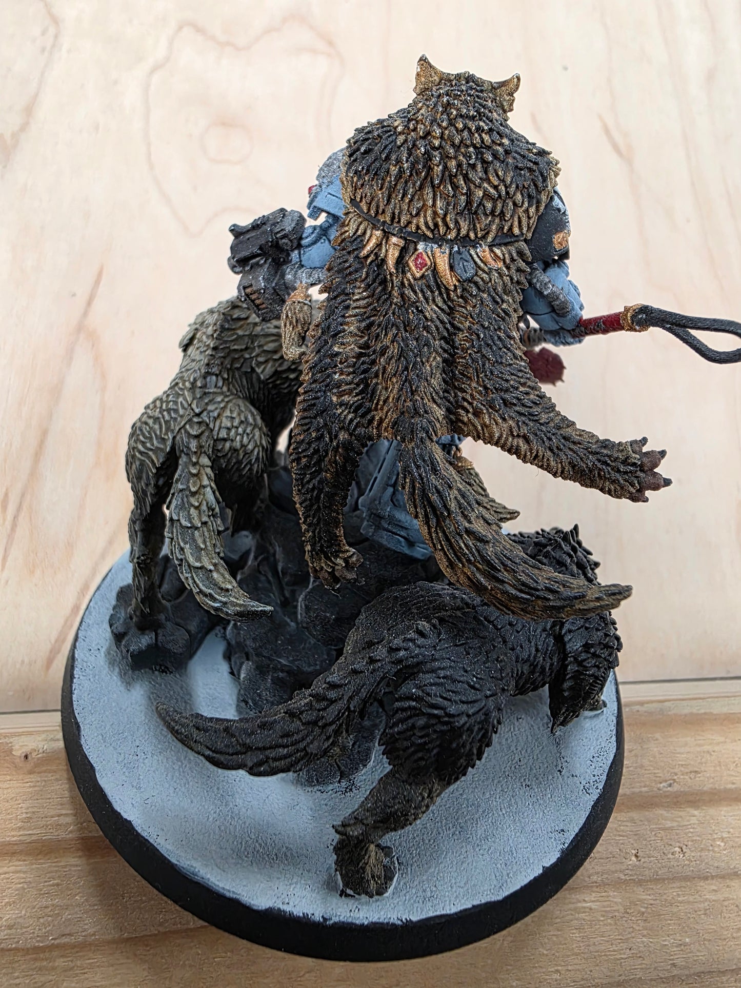 Warhammer 40K Space Wolves Logan Grimnar Painted