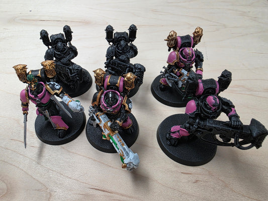 Warhammer 40k Noise Marines Partial Paint