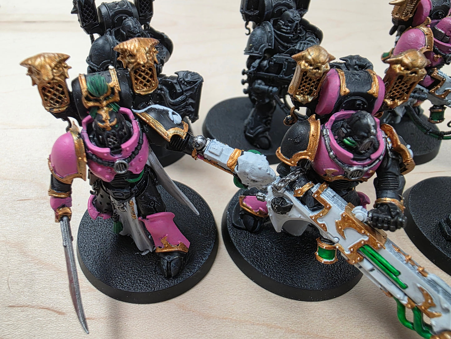 Warhammer 40k Noise Marines Partial Paint