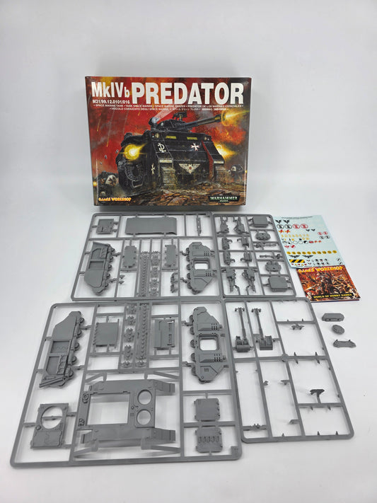 GW Warhammer 40k Space Marine Predator Mark Mk IVb OOP Destructor