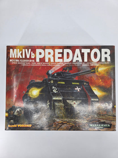 GW Warhammer 40k Space Marine Predator Mark Mk IVb OOP Destructor
