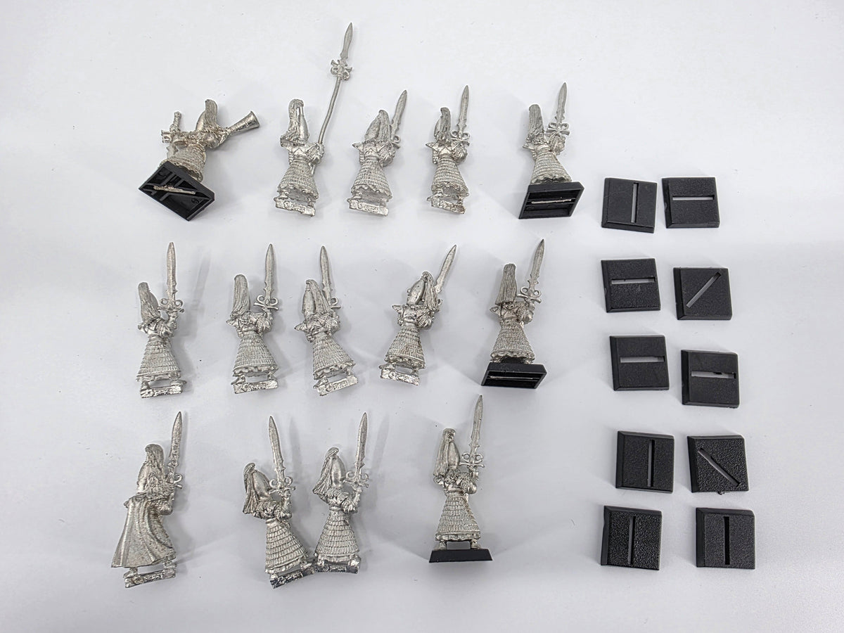 Warhammer Fantasy High Elf Swordmasters of Hoeth OOP Metal Elves AoS Old World