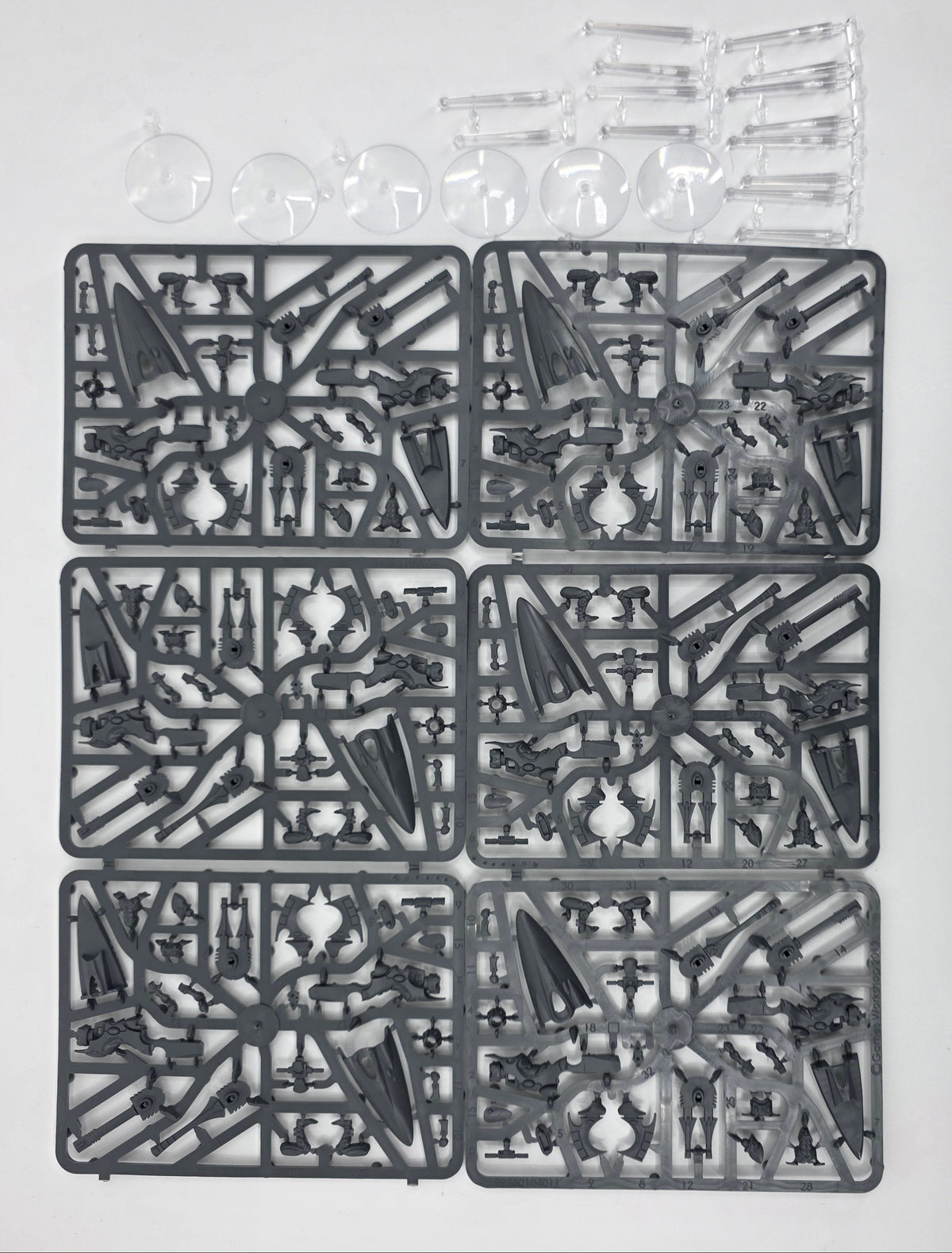 Warhammer 40K Eldar / Aeldari Windrider Jetbikes x6 New on Sprue NOS