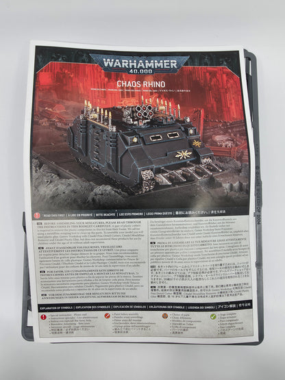 NOS Chaos Space Marines Rhino