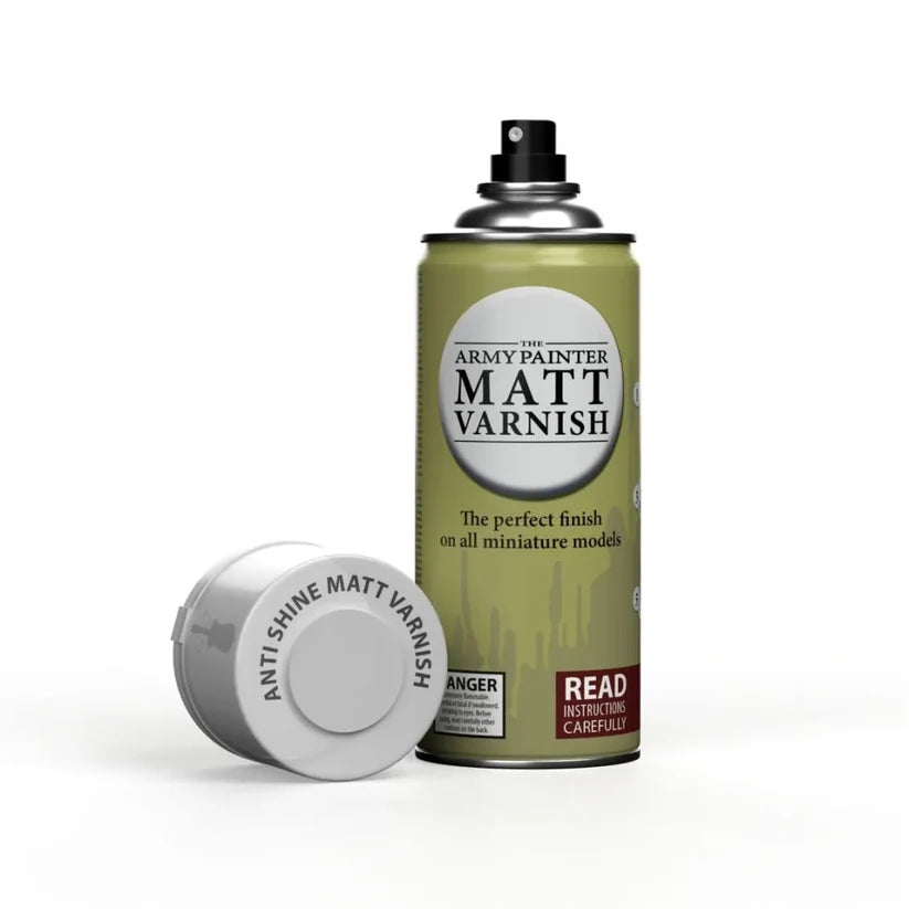 Army Painter Colour Primer: Anti-Shine Matte Varnish Spray