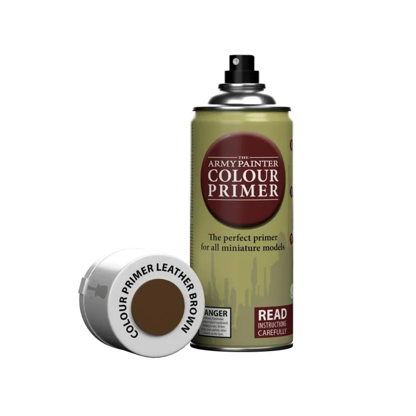 Army Painter Colour Primer: Leather Brown Spray