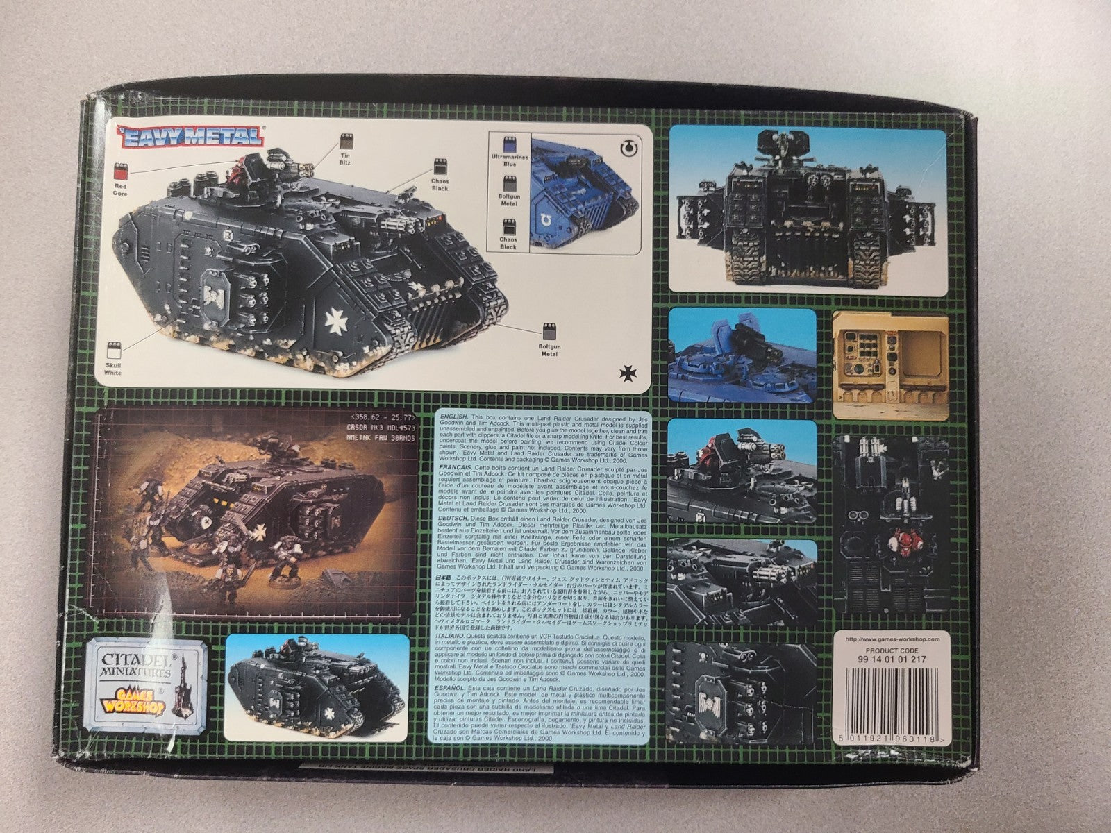 Land Raider Crusader Space Marine Tank New Open Box 2000
