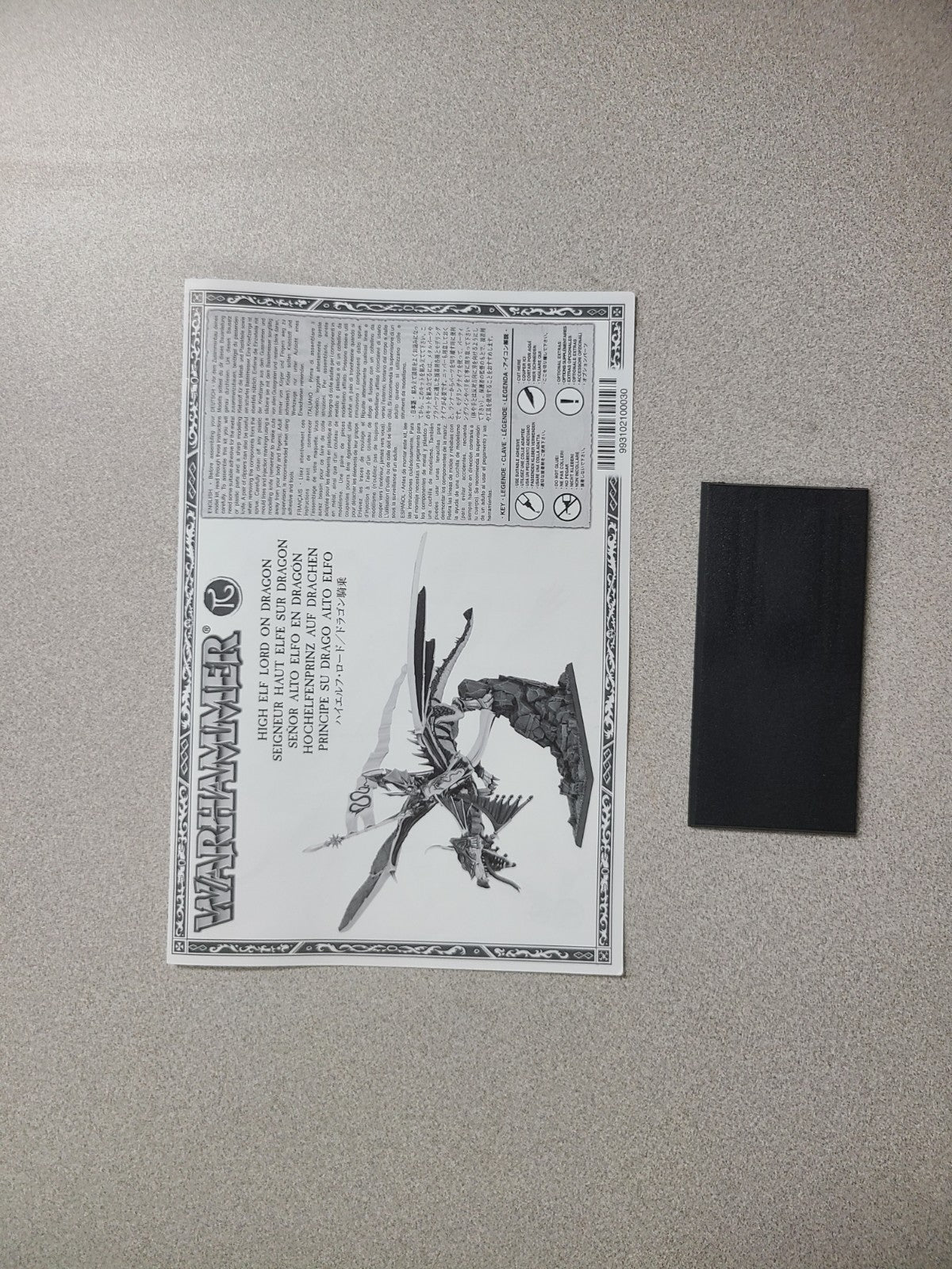 Warhammer Fantasy High Elf Lord On Dragon New OPEN BOX OOP AoS The Old World