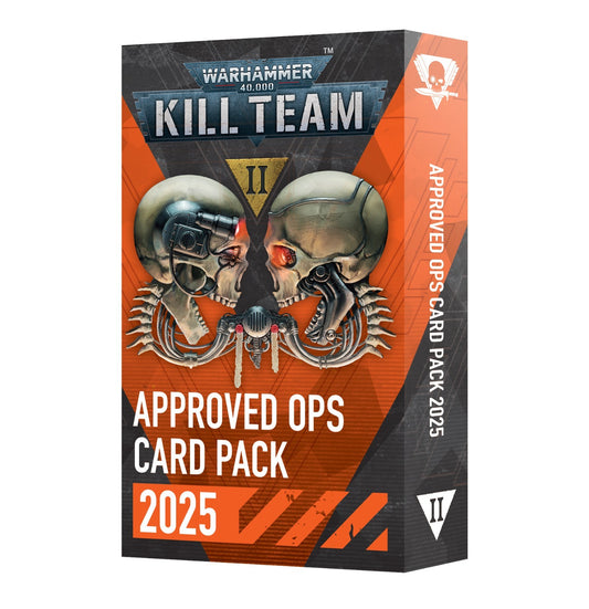 Kill Team Approved Ops Card Pack 2025 Pre-Order Ships 9/20