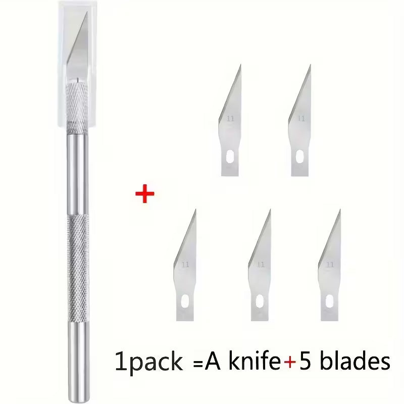 Hobby Knife + 5 Blades