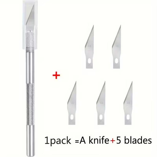 Hobby Knife + 5 Blades
