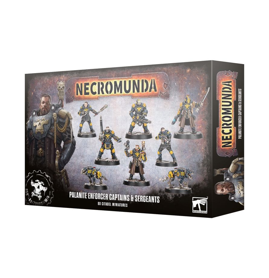 Necromunda Palanite Enforcer Captains & Sergeants