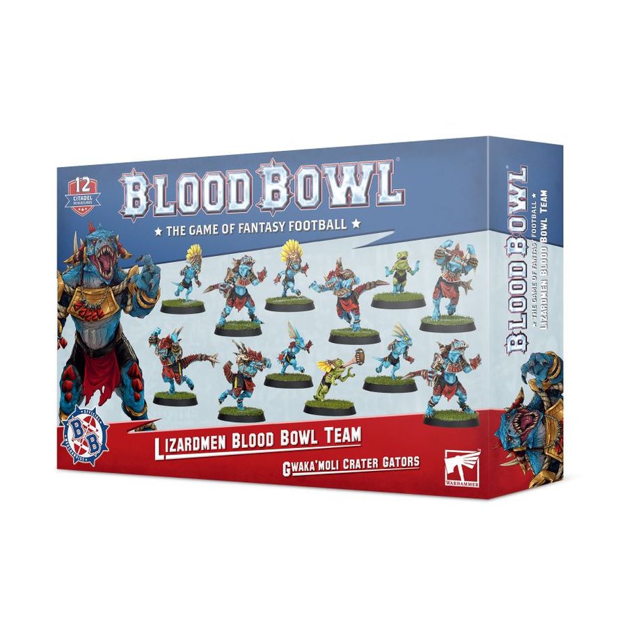 Blood Bowl Lizardmen Gwaka'moli Crater Gators