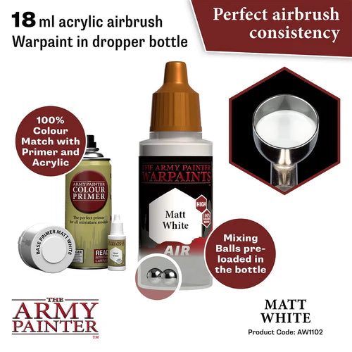 Army Painter Warpaints Acrylic Air Matt White