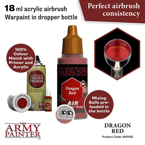 Army Painter Warpaints Acrylic Air Dragon Red