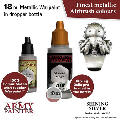 Army Painter Warpaints Metallic Air Shining Silver