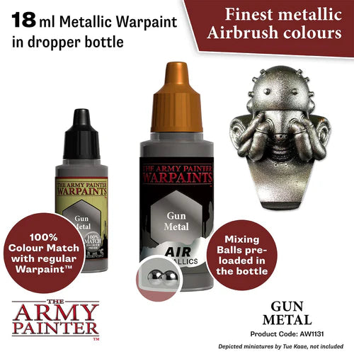 Army Painter Warpaints Metallic Air Gun Metal