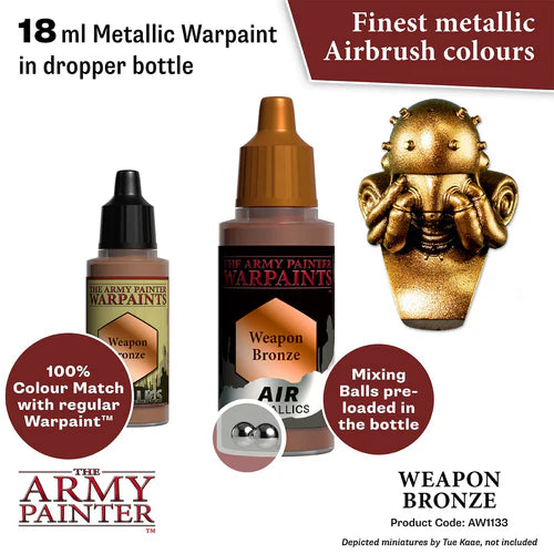 Army Painter Warpaints Metallic Air Weapon Bronze