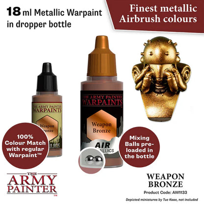 Army Painter Warpaints Metallic Air Weapon Bronze