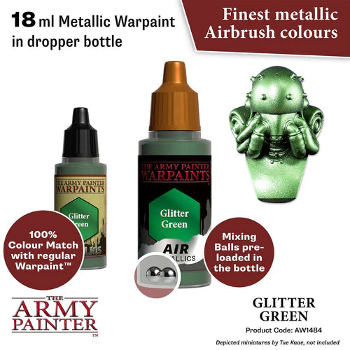 Army Painter Warpaints Metallic Air Glitter Green