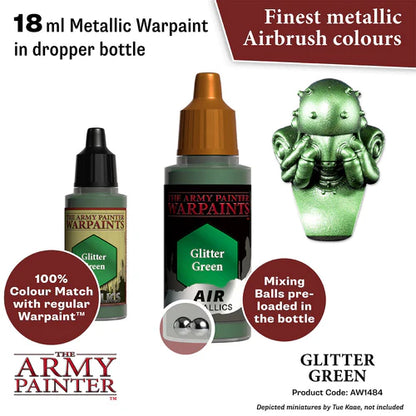 Army Painter Warpaints Metallic Air Glitter Green