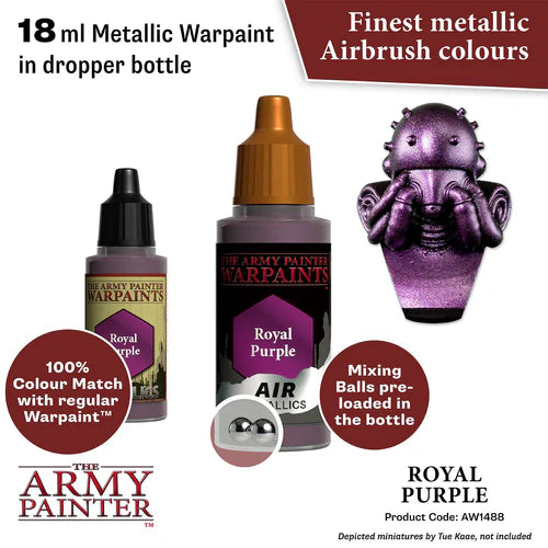 Army Painter Warpaints Metallic Air Royal Purple