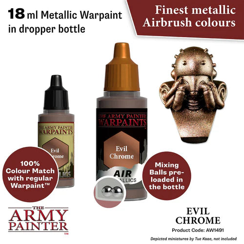 Army Painter Warpaints Metallic Air Evil Chrome