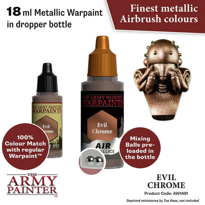 Army Painter Warpaints Metallic Air Evil Chrome