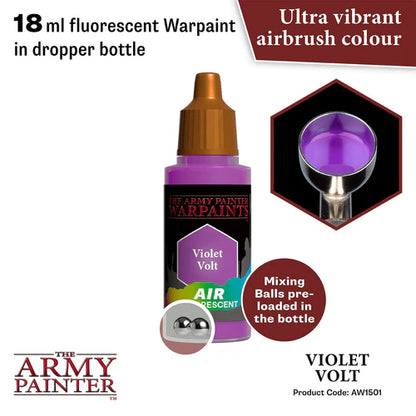 Army Painter Warpaints Air Fluorescent Violet Volt