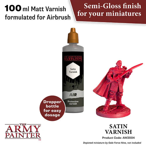 Army Painter Warpaints Air Satin Varnish 100ml
