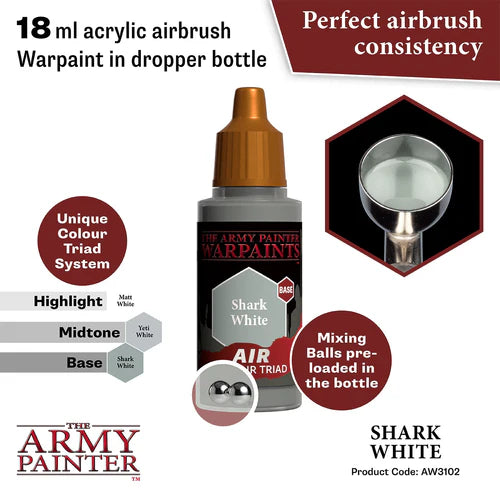 Army Painter Warpaints Acrylic Air Shark White