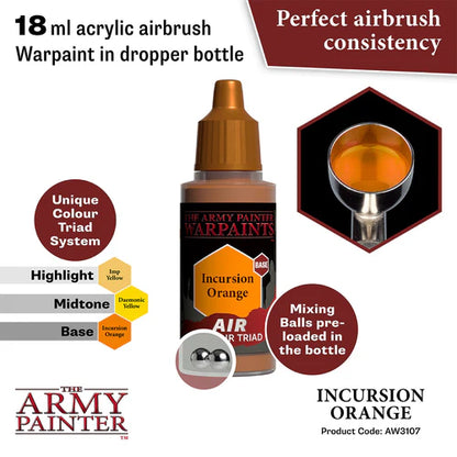 Army Painter Warpaints Acrylic Air Incursion Orange