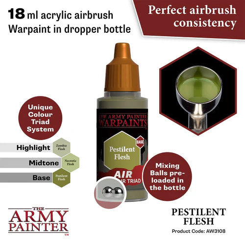 Army Painter Warpaints Acrylic Air Pestilent Flesh