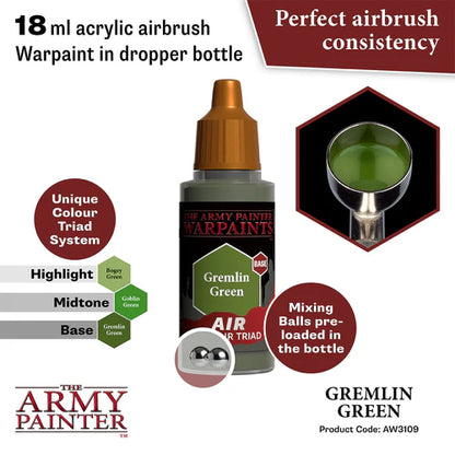 Army Painter Warpaints Acrylic Air Gremlin Green