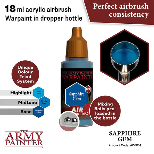 Army Painter Warpaints Acrylic Air Sapphire Gem