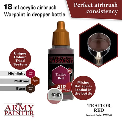 Army Painter Warpaints Acrylic Air Traitor Red