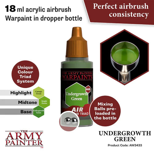 Army Painter Warpaints Acrylic Air Undergrowth Green