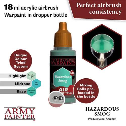 Army Painter Warpaints Acrylic Air Hazardous Smog