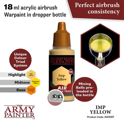 Army Painter Warpaints Acrylic Air Imp Yellow