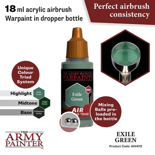 Army Painter Warpaints Acrylic Air Exile Green