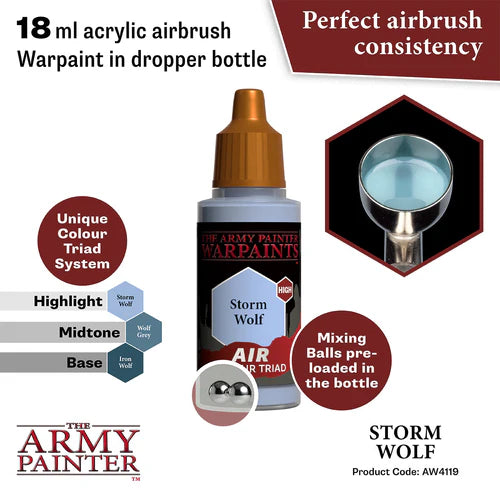 Army Painter Warpaints Acrylic Air Storm Wolf
