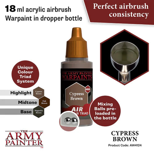Army Painter Warpaints Acrylic Air Cypress Brown